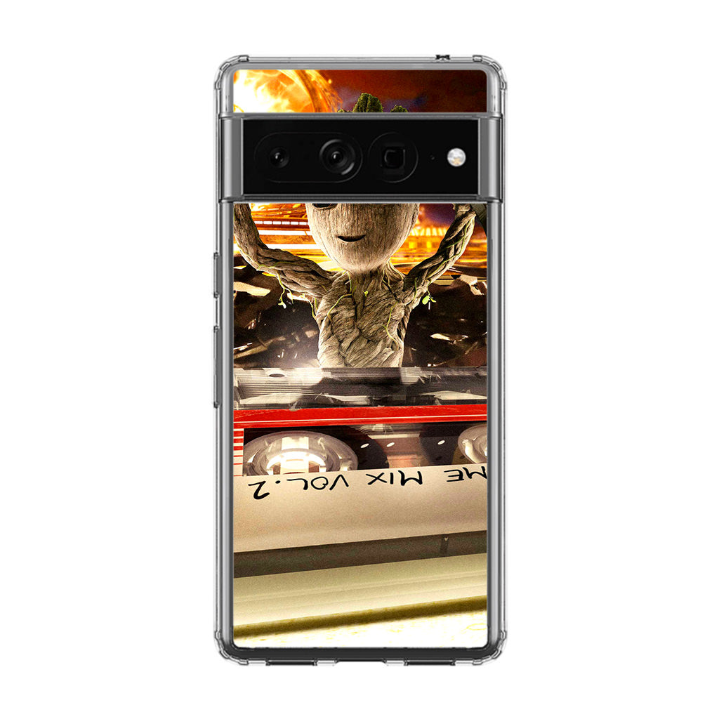 Baby Groot Mix Vol 2 Google Pixel 7 Pro Case