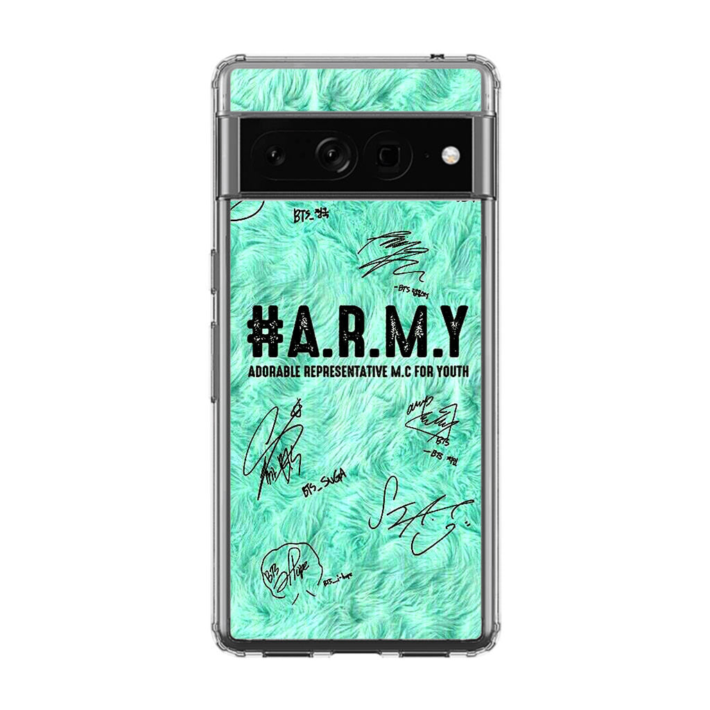 BTS Army Signature Google Pixel 7 Pro Case