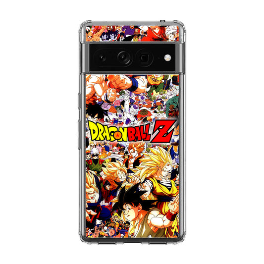 Dragon Ball Z All Characters Google Pixel 7 Pro Case