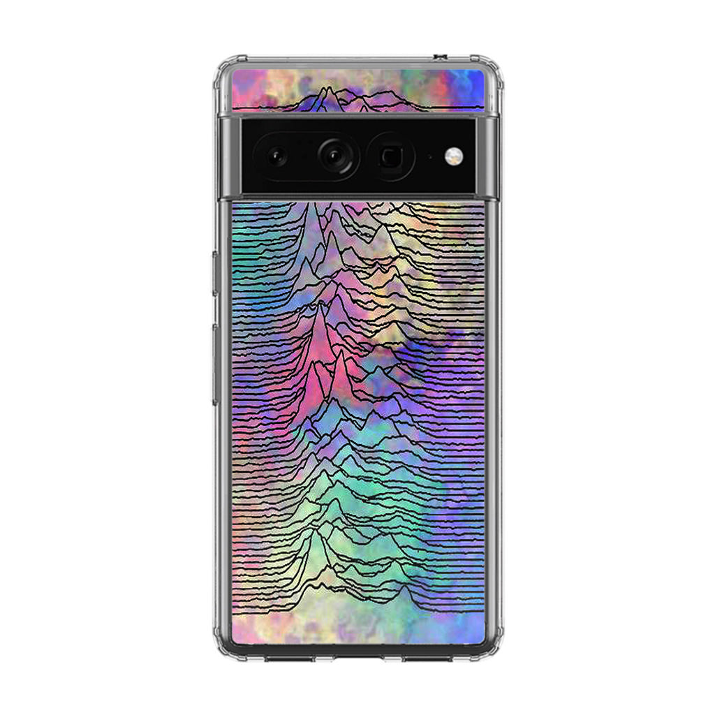 Joy Division Unknown Pleasures Colorful Google Pixel 7 Pro Case