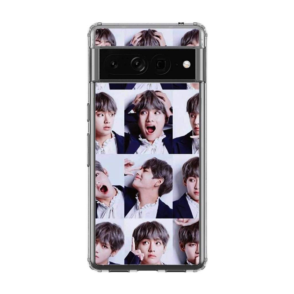 Kim Tae-hyung Collage Google Pixel 7 Pro Case