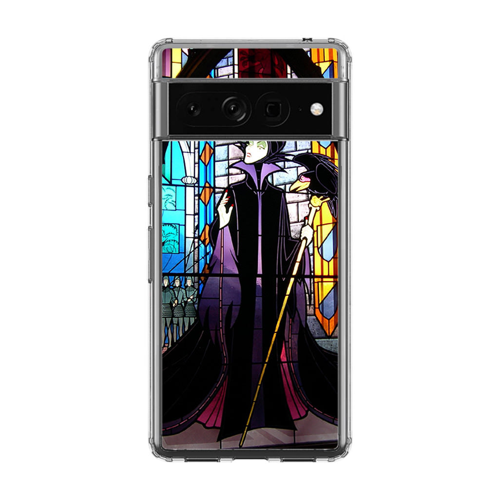 Maleficent Sleeping Beauty Glass Art Google Pixel 7 Pro Case