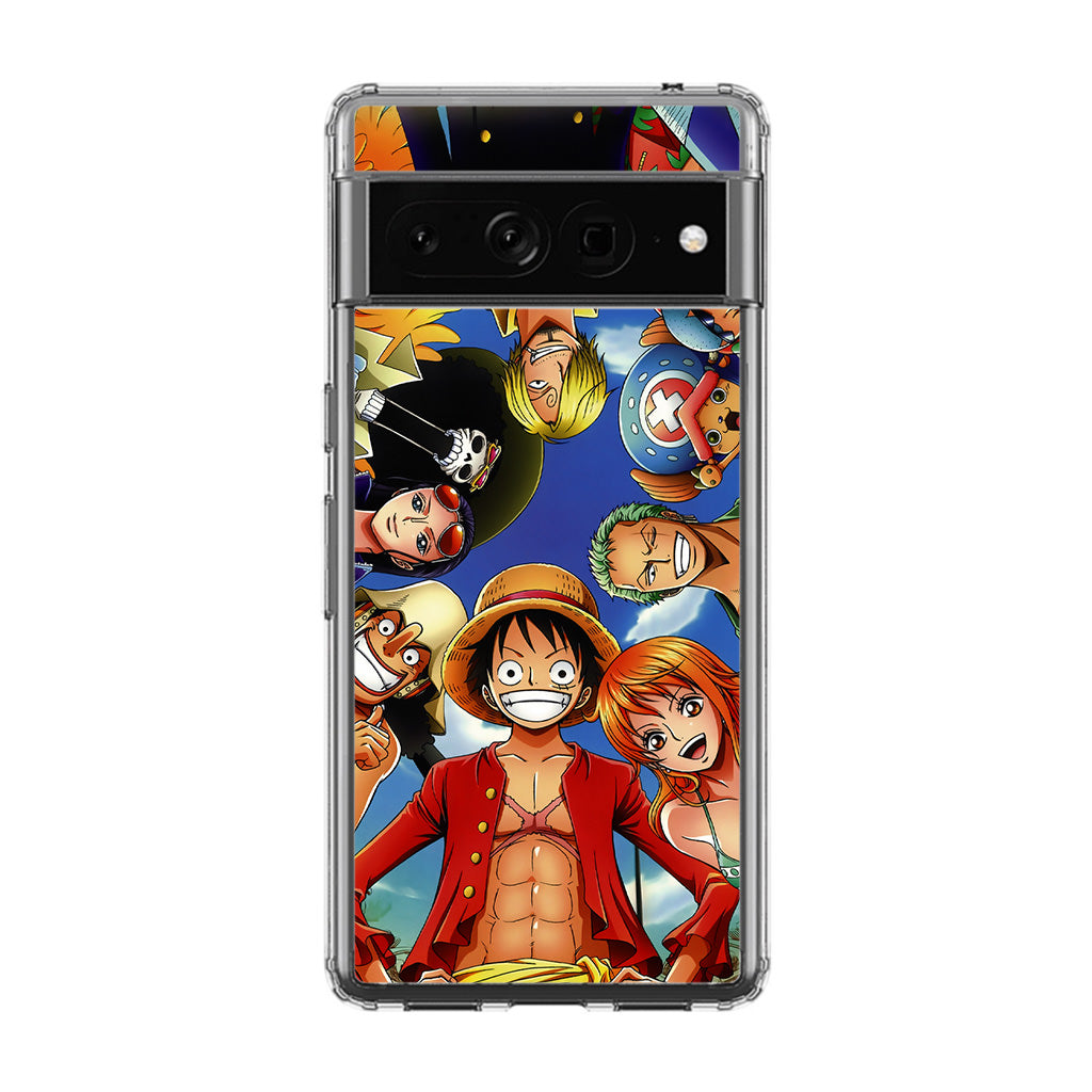 One Piece Luffy Crew Google Pixel 7 Pro Case