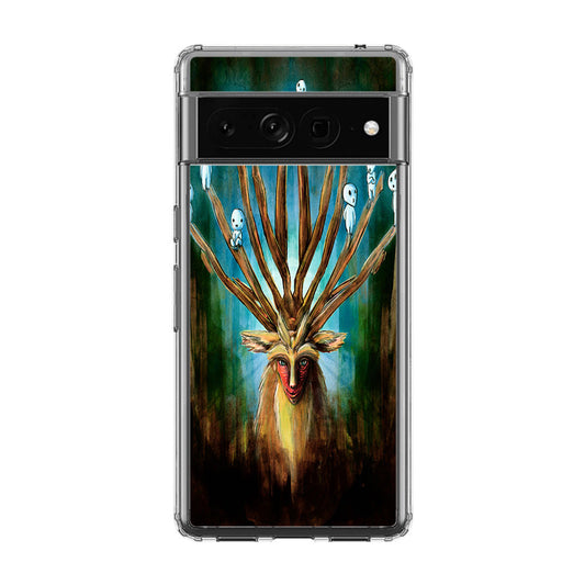 Princess Mononoke Forest Spirit Google Pixel 7 Pro Case