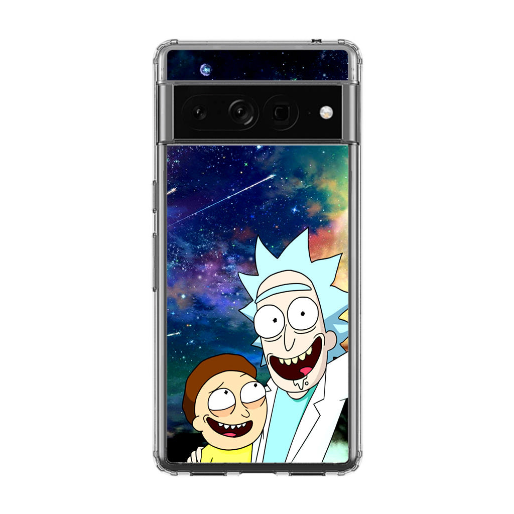 Rick And Morty In The Space Google Pixel 7 Pro Case