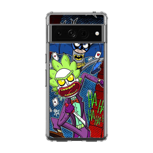 Rick And Morty Bat And Joker Clown Google Pixel 7 Pro Case