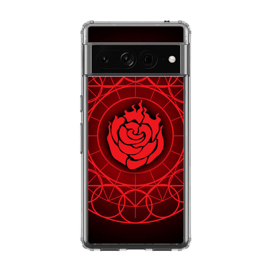 Ruby Rose Symbol RWBY Google Pixel 7 Pro Case