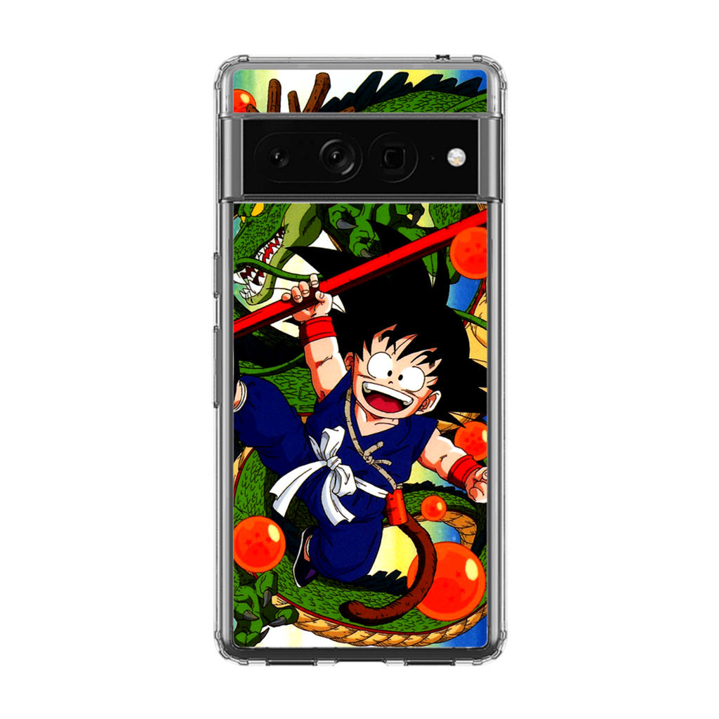 Shenlong And Little Goku Dragon Ball Google Pixel 7 Pro Case