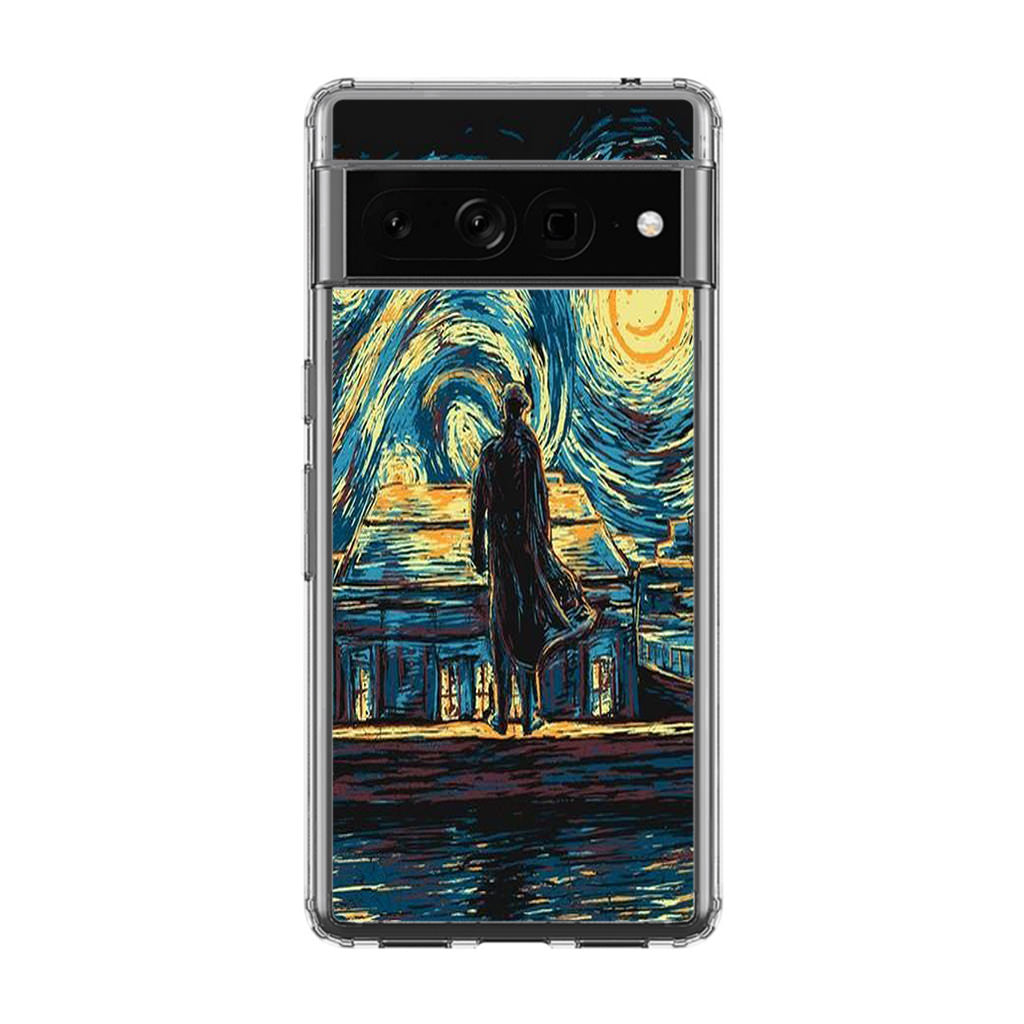 Sherlock Starry Night Google Pixel 7 Pro Case