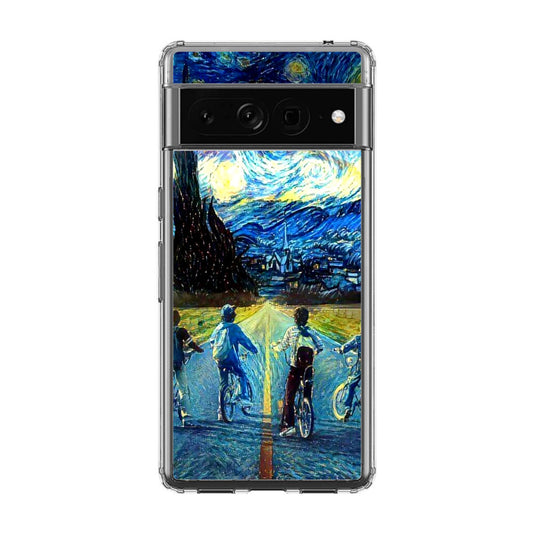 Stranger At Starry Night Google Pixel 7 Pro Case