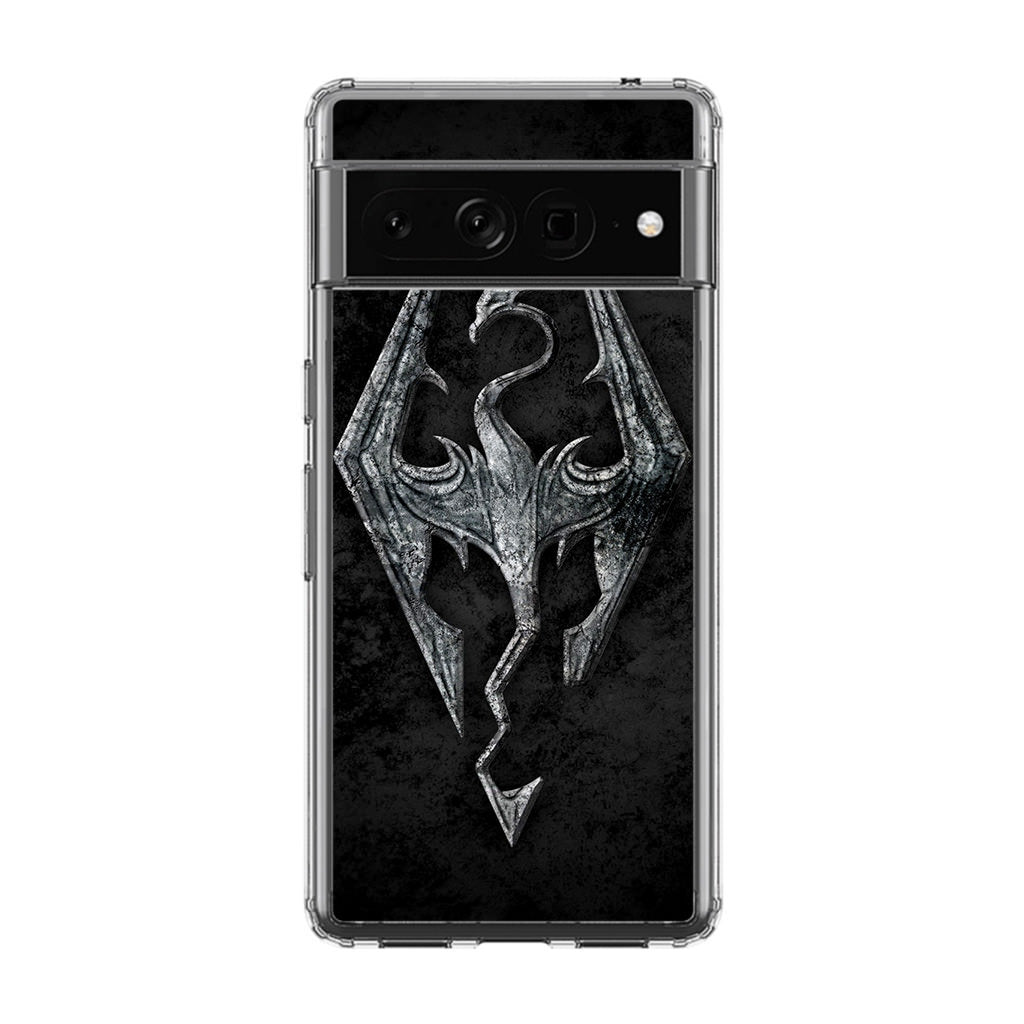 The Elder Scrolls V Skyrim Logo Google Pixel 7 Pro Case