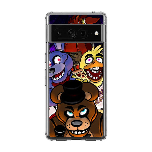 Five Nights at Freddy's Characters Google Pixel 7 Pro Case