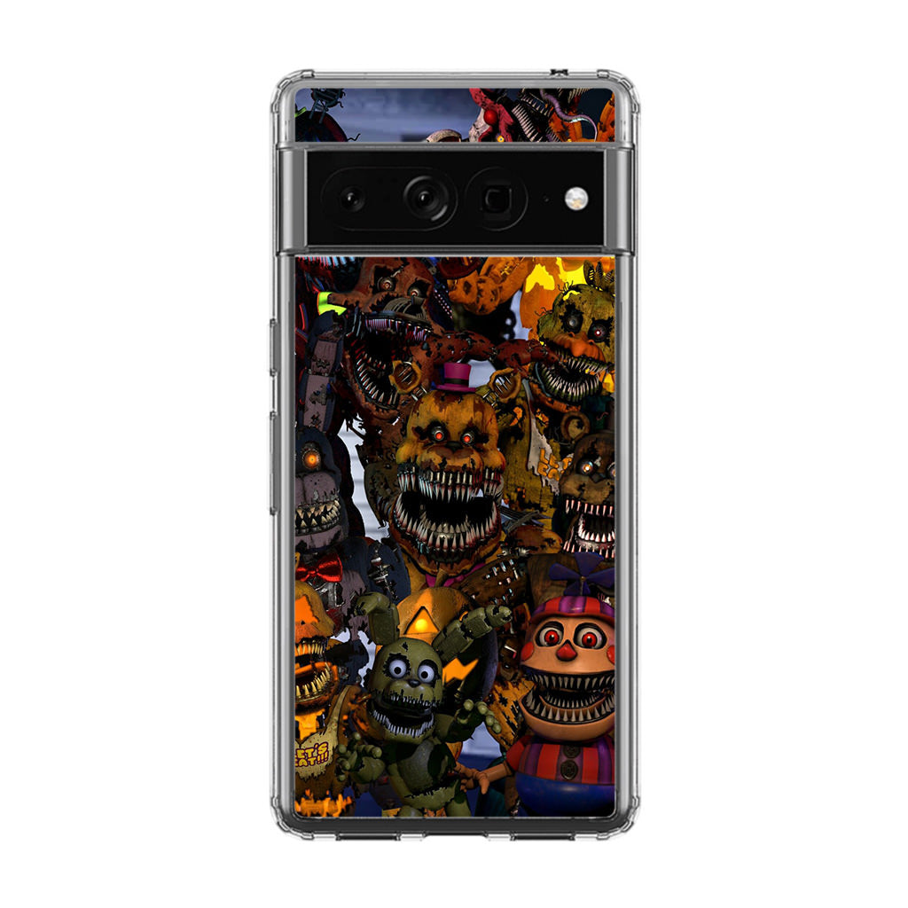 Five Nights at Freddy's Scary Characters Google Pixel 7 Pro Case