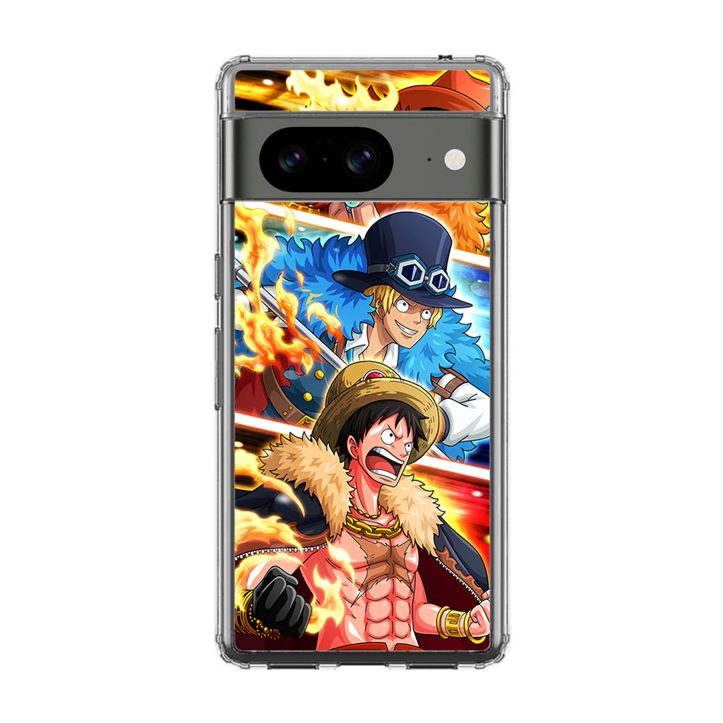 Ace Sabo Luffy Google Pixel 8 Case