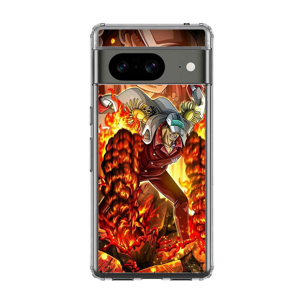 Akainu Exploding Volcano Google Pixel 8 Case