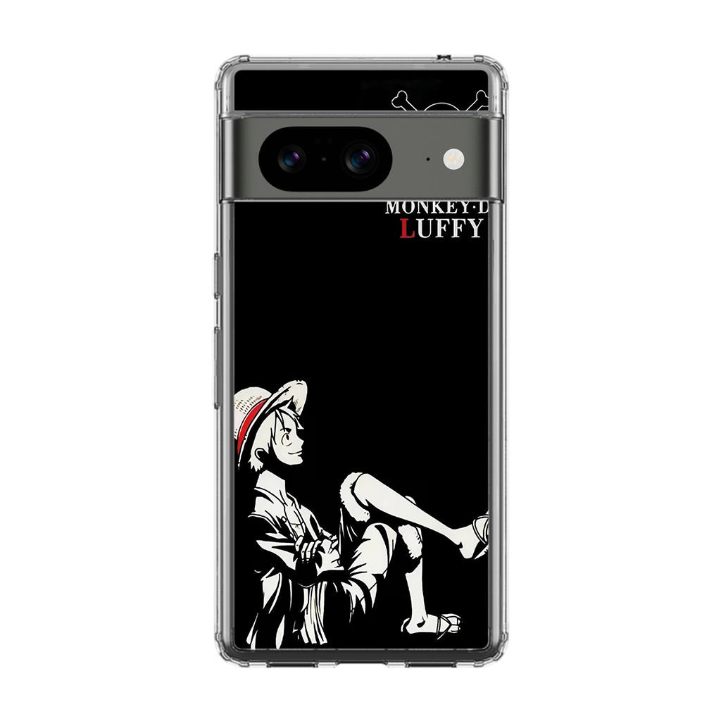 Monkey D Luffy Black And White Google Pixel 8 Case