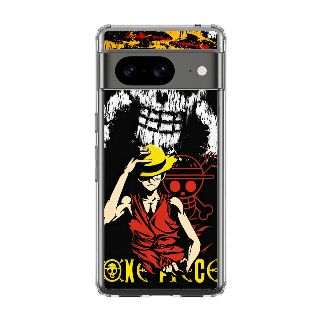 Monkey D Luffy Paint Art Google Pixel 8 Case