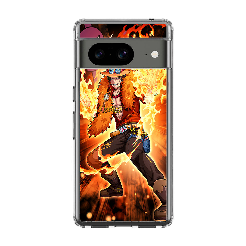 Portgas D Ace Fire Power Google Pixel 8 Case