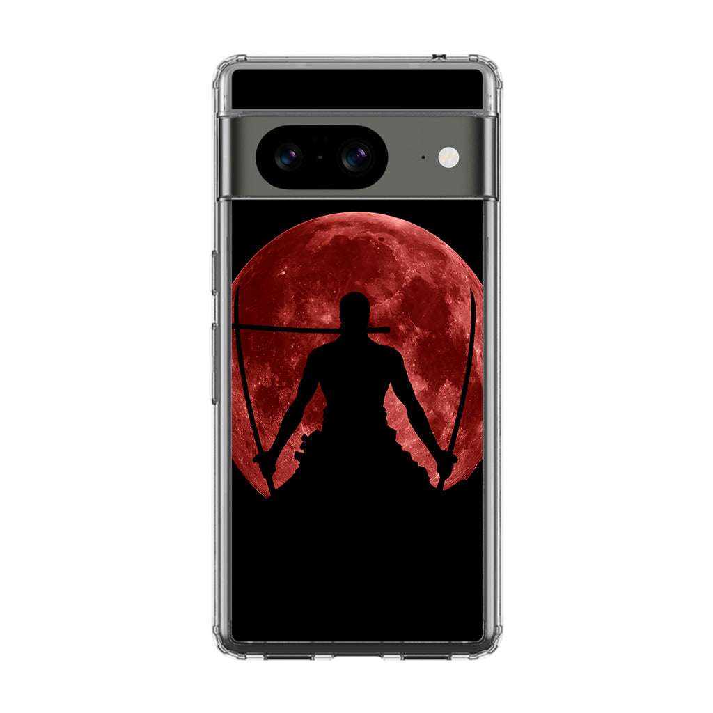 Silhouette Of Zoro In Santoryu Mode Google Pixel 8 Case