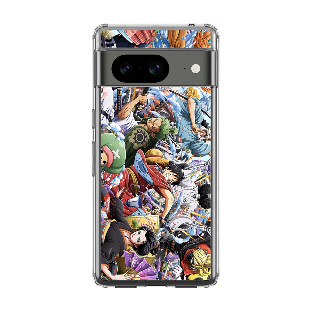 Straw Hat Pirates Arc Wano Google Pixel 8 Case