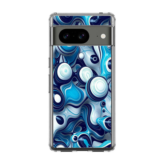 Abstract Art All Blue Google Pixel 8 Case