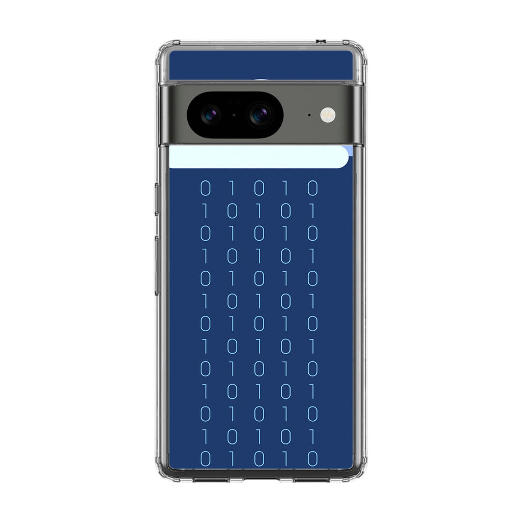 Abstract Binary Minimalist Google Pixel 8 Case