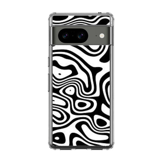 Abstract Black and White Background Google Pixel 8 Case