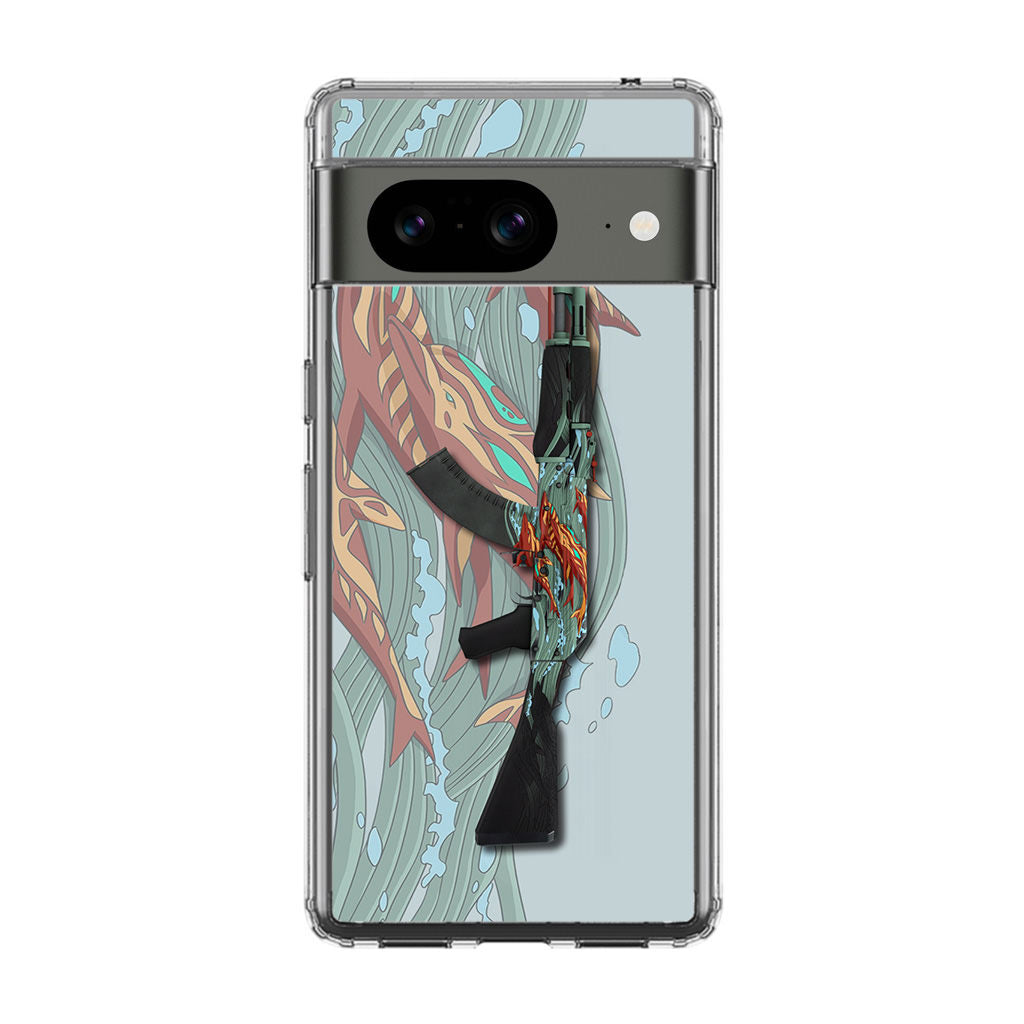 AK-47 Aquamarine Revenge Google Pixel 8 Case