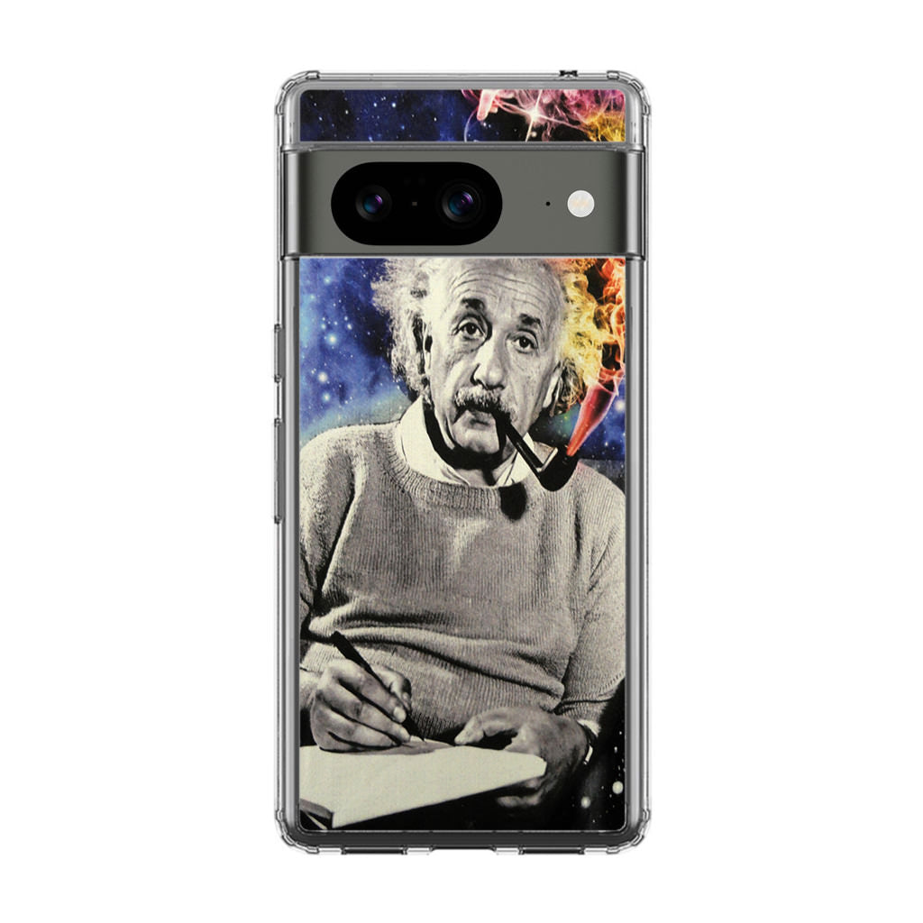 Albert Einstein Smoking Google Pixel 8 Case