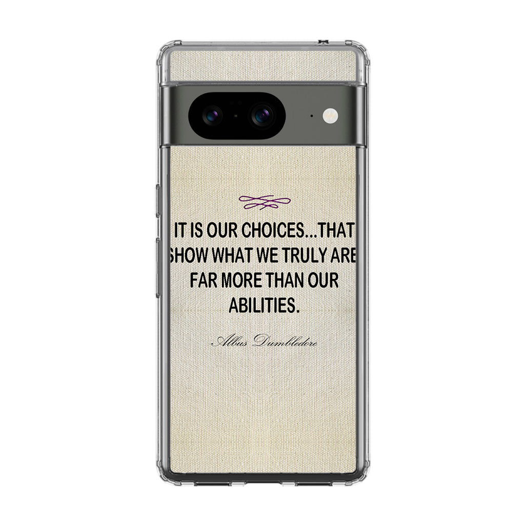 Albus Dumbledore Quote Google Pixel 8 Case