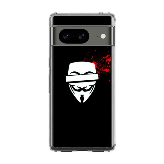 Anonymous Blood Splashes Google Pixel 8 Case