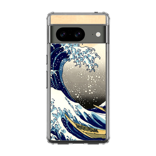 Artistic the Great Wave off Kanagawa Google Pixel 8 Case