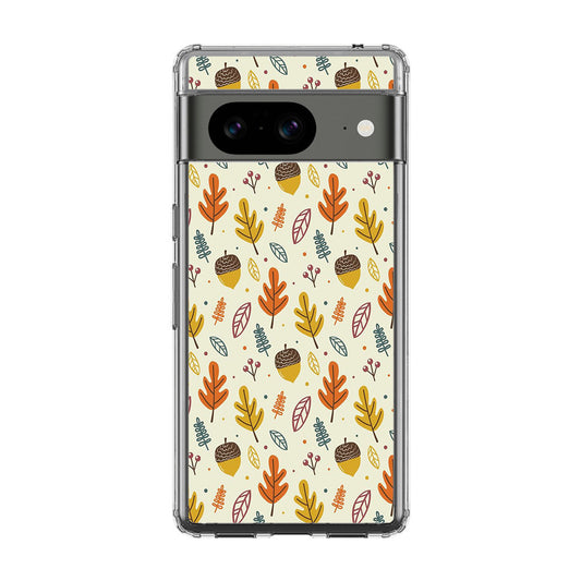 Autumn Things Pattern Google Pixel 8 Case