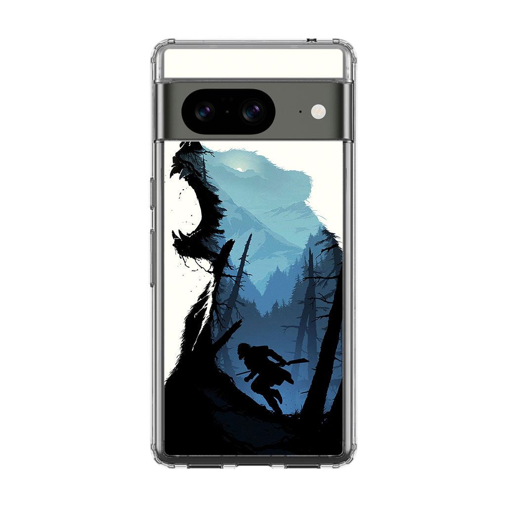 Bear Hunter Art Google Pixel 8 Case