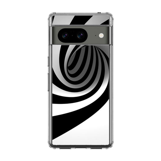 Black and White Twist Google Pixel 8 Case