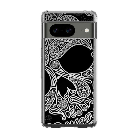 Black Skull Google Pixel 8 Case