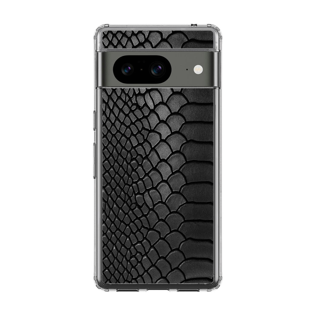 Black Snake Skin Texture Google Pixel 8 Case