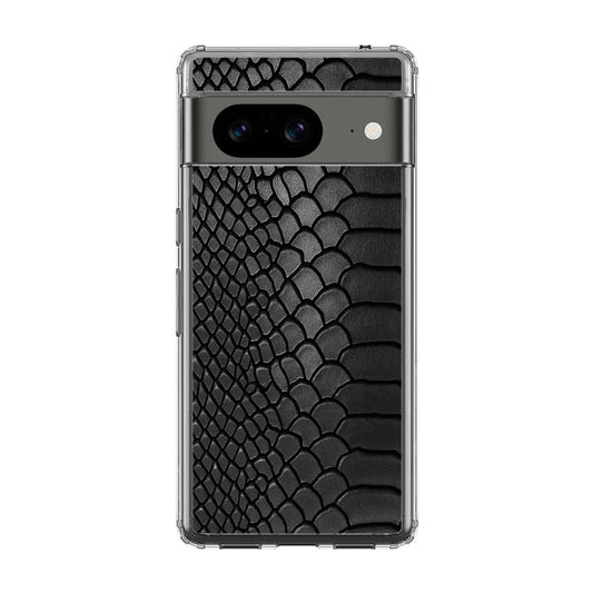 Black Snake Skin Texture Google Pixel 8 Case