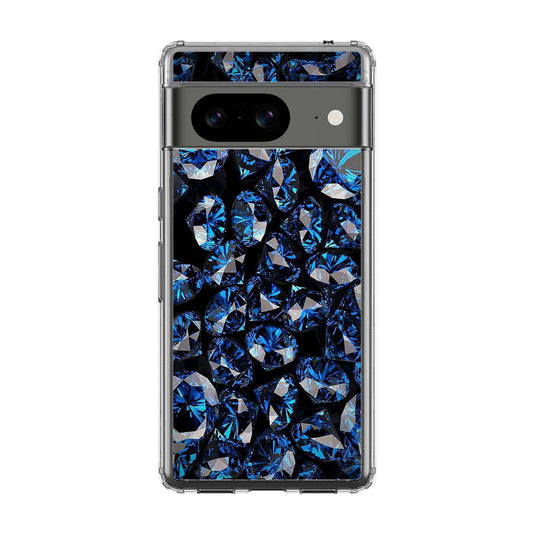 Blue Diamonds Pattern Google Pixel 8 Case