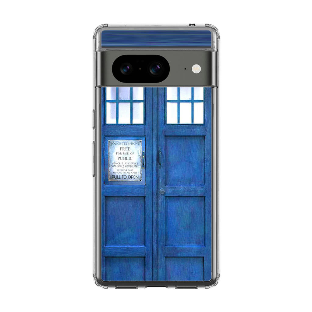 Blue Police Call Box Google Pixel 8 Case