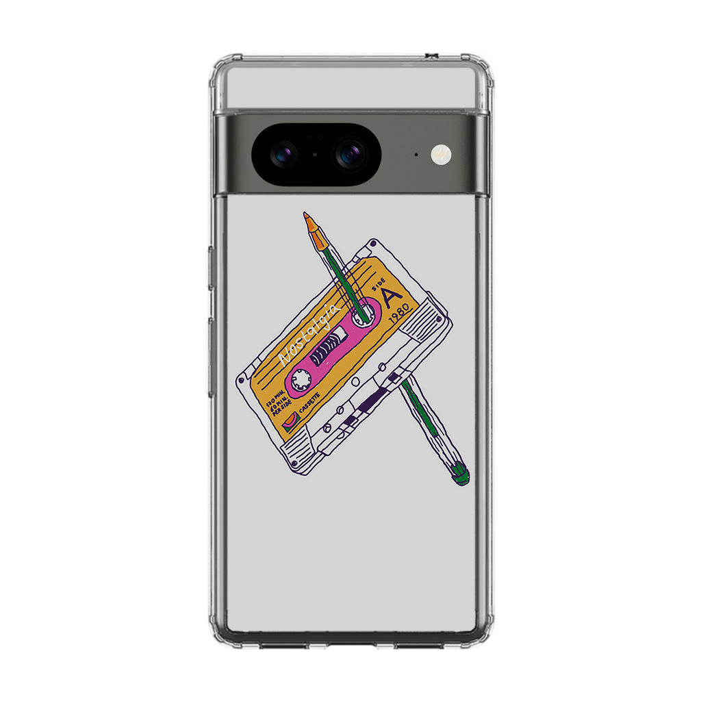 Cassete Tape Old Google Pixel 8 Case