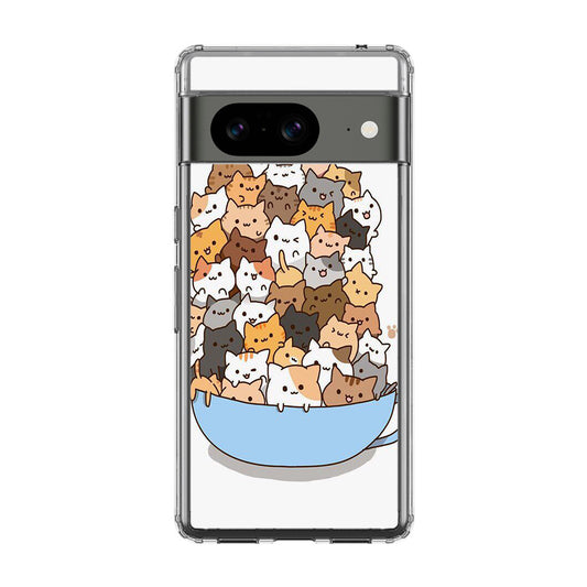 Cats on A Bowl Google Pixel 8 Case