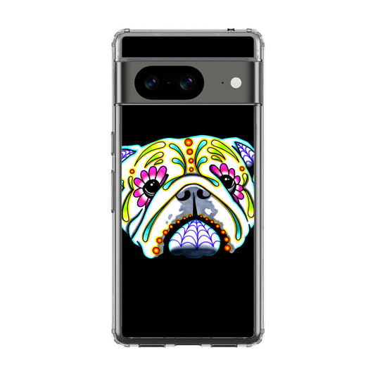 Colorful Bulldog Art Google Pixel 8 Case