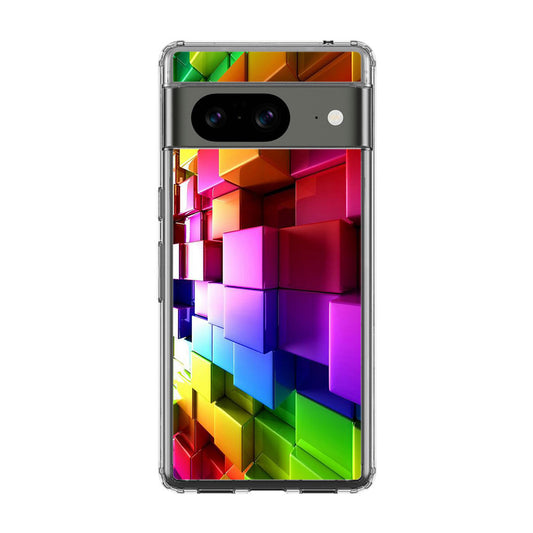 Colorful Cubes Google Pixel 8 Case