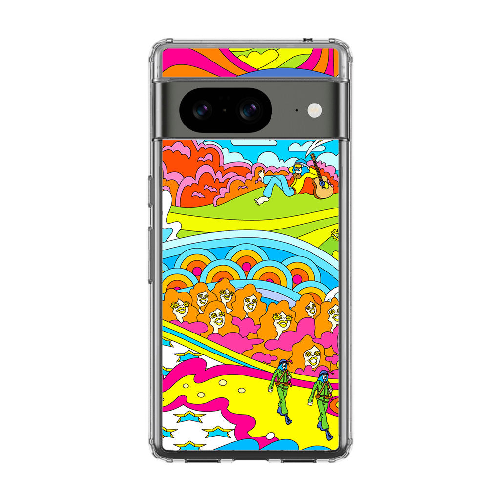 Colorful Doodle Google Pixel 8 Case