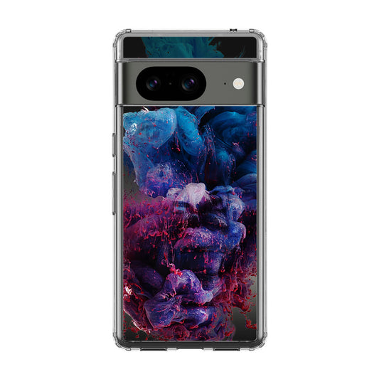 Colorful Dust Art on Black Google Pixel 8 Case