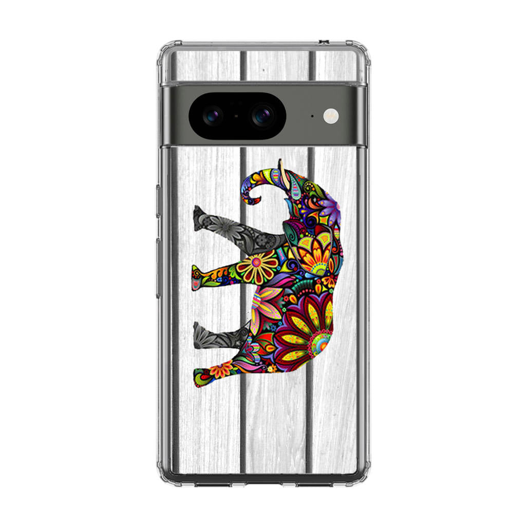 Colorful Elephant Flower Google Pixel 8 Case