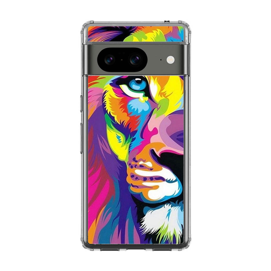 Colorful Lion Google Pixel 8 Case