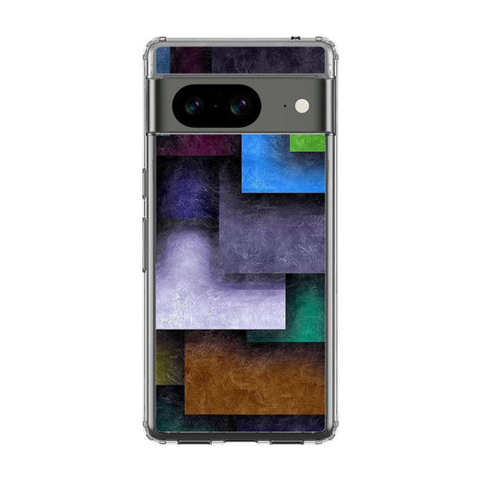 Colorful Rectangel Art Google Pixel 8 Case