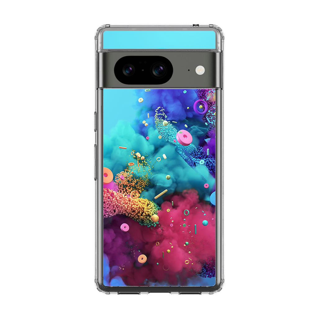 Colorful Smoke Boom Google Pixel 8 Case